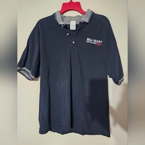 Vintage VTG 90s Walmart Embroidered Work Shirt Large